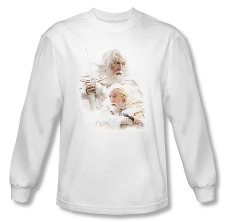 The Lord Of The Rings Long Sleeve T-Shirt Gandalf The White Tee Shirt