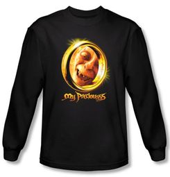 The Lord Of The Rings Long Sleeve T-Shirt My Precious Black Tee Shirt