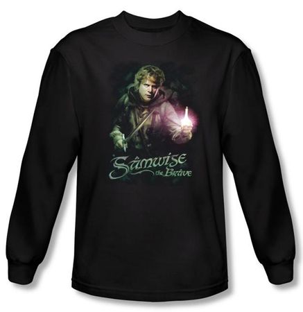 The Lord Of The Rings Long Sleeve T-Shirt Samwise Gamgee Black Shirt
