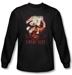 The Lord Of The Rings Long Sleeve T-Shirt Uruk Hai Black Tee Shirt