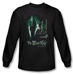 The Lord Of The Rings Long Sleeve T-Shirt Witch King Black Tee Shirt