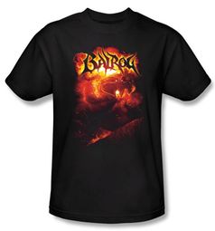 The Lord Of The Rings T-Shirt Balrog Adult Black Tee Shirt