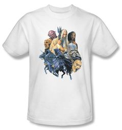 The Lord Of The Rings T-Shirt Collage Of Evil Adult White Tee Shirt