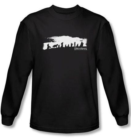 The Lord Of The Rings T-Shirt The Fellowship Black Long Sleeve Tee