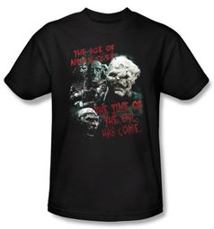 The Lord Of The Rings T-Shirt Time Of The Orc Adult Black Tee Shirt