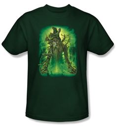 The Lord Of The Rings T-Shirt Treebeard Adult Hunter Green Tee Shirt