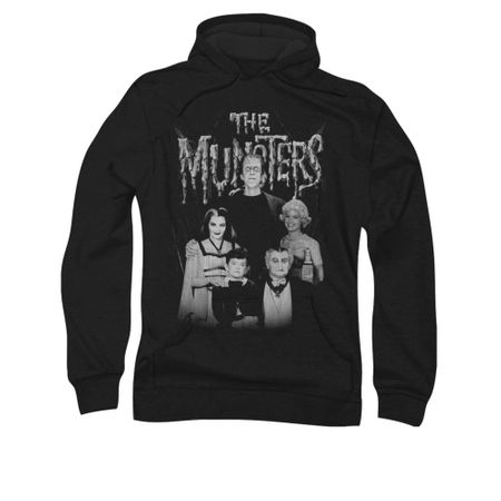 The Munsters Hoodie Family Portrait Black Sweatshirt T-Shirt