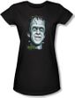 The Munsters Juniors T-shirt Hermans Head Black Tee Shirt