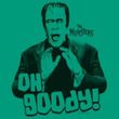 The Munsters Juniors T-shirt Oh Goody Herman Kelly Green Tee Shirt