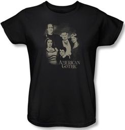 The Munsters Ladies T-shirt American Gothic Black Tee Shirt