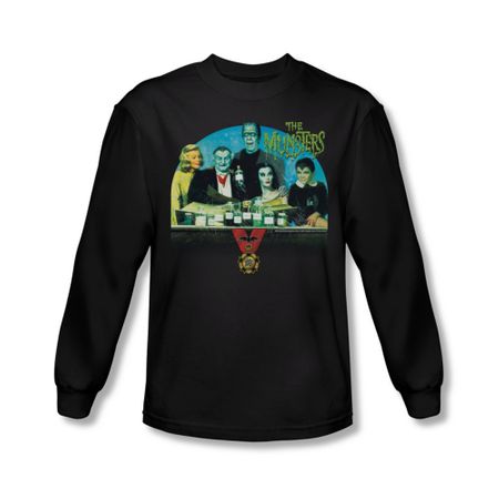 The Munsters Shirt Potions Long Sleeve Black T-Shirt