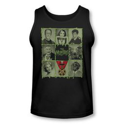 The Munsters Shirt Tank Top Blocks Black Tanktop