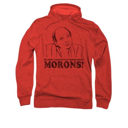 The Princess Bride Hoodie Sweatshirt Morons Bride Red Adult Hoody Sweat Shirt