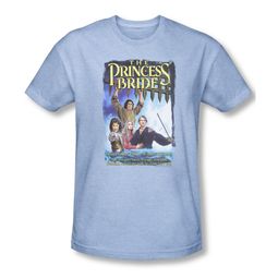 The Princess Bride Shirt Alt Poster Adult Heather Light Blue Tee T-Shirt