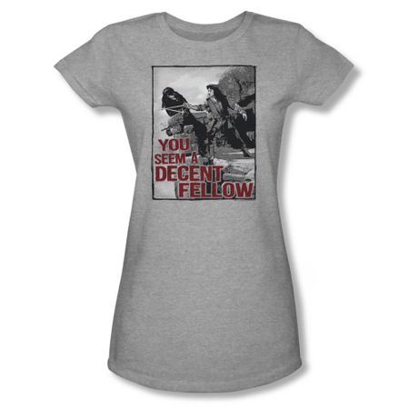 The Princess Bride Shirt Juniors Fellow Athletic Heather Tee T-Shirt