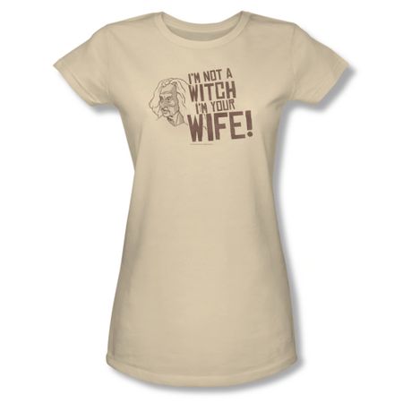 The Princess Bride Shirt Juniors Not A Witch Sand Tee T-Shirt