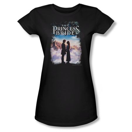 The Princess Bride Shirt Juniors Storybook Love Black Tee T-Shirt
