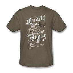 The Princess Bride Shirt Miracle Max Adult Safari Green Tee T-Shirt