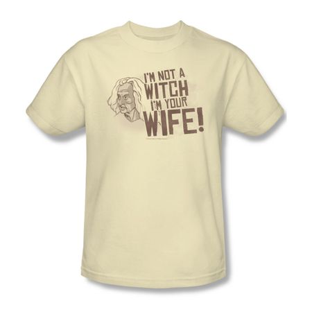 The Princess Bride Shirt Not A Witch Adult Cream Tee T-Shirt