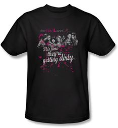 The Real L Word Shirt Dirty Adult Black T-Shirt Tee