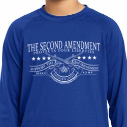 The Second Amendment Kids Dry Wicking Long Sleeve Shirt
