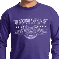 The Second Amendment Kids Long Sleeve Shirt