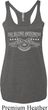 The Second Amendment Ladies Tri Blend Racerback Tank Top
