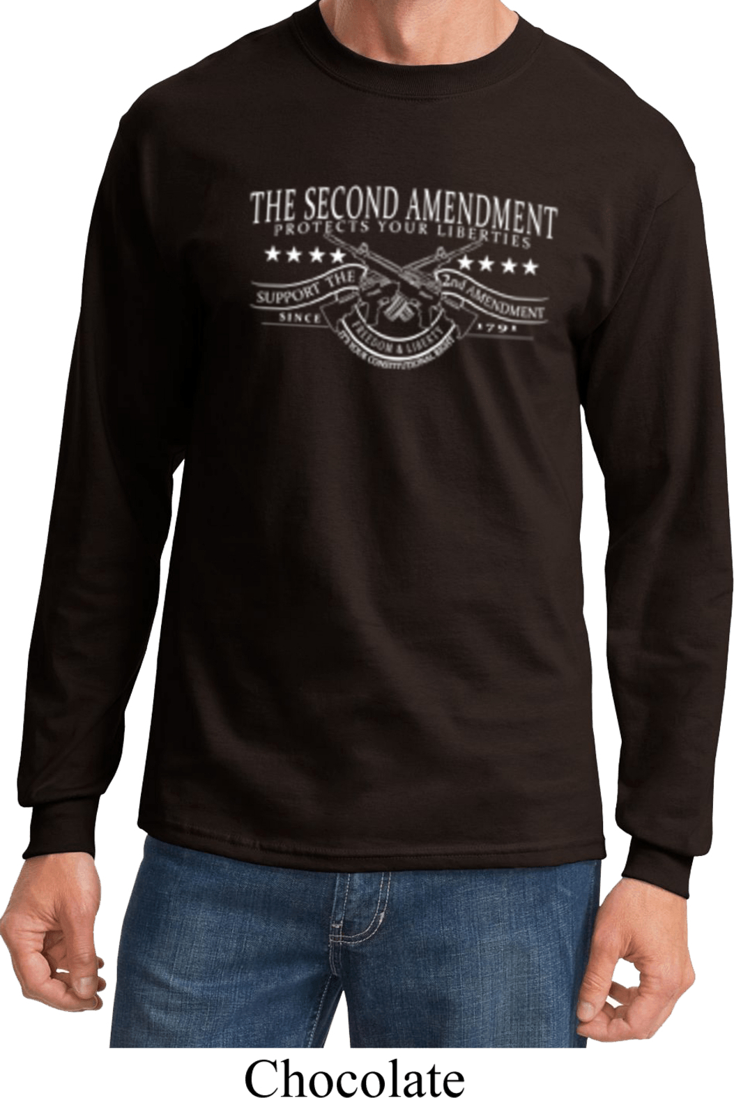The Second Amendment Long Sleeve Shirt, image size:1053x1575