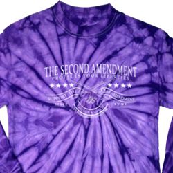 The Second Amendment Long Sleeve Tie Dye Shirt The Second Amendment Long Sleeve Tie Dye Shirt