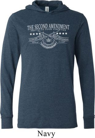 The Second Amendment Mens Lightweight Hoodie