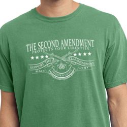 The Second Amendment Mens Pigment Dyed Shirt The Second Amendment Mens Pigment Dyed Shirt