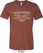 The Second Amendment Mens Tri Blend V-neck Shirt