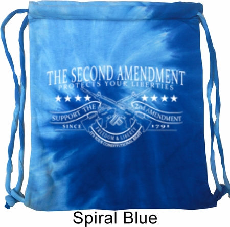 The Second Amendment Tie Dye Bag