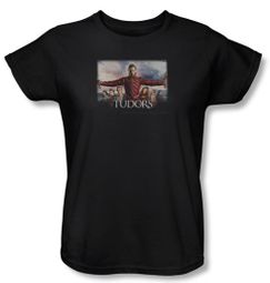 The Tudors Ladies Shirt The Final Seduction Black T-Shirt Tee