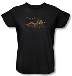 The Tudors Ladies Shirt The King And His Queen Black T-Shirt Tee