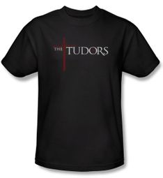 The Tudors Shirt Logo Adult Black T-Shirt Tee