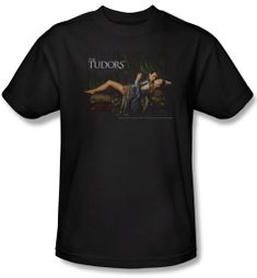 The Tudors Shirt The King And His Queen Adult Black T-Shirt Tee