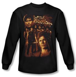 The Warriors Shirt 9 Warriors Long Sleeve Black Tee T-Shirt