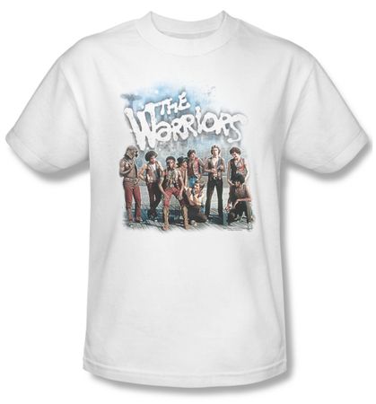 The Warriors Shirt Amusement Adult White Tee T-Shirt