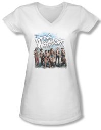 The Warriors Shirt Juniors V Neck Amusement White Tee T-Shirt