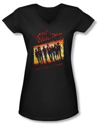 The Warriors Shirt Juniors V Neck One Gang Black Tee T-Shirt