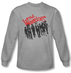 The Warriors Shirt The Gang Long Sleeve Athletic Heather Tee T-Shirt