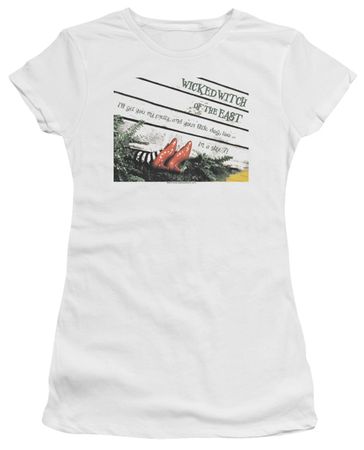 The Wizard Of Oz  Juniors Shirt Size 7 White T-Shirt