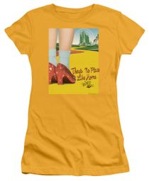 The Wizard Of Oz  Juniors Shirt The Way Home Gold T-Shirt