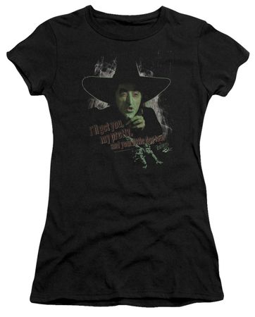 The Wizard Of Oz  Juniors Shirt The Wicked Witch of the West Black T-Shirt
