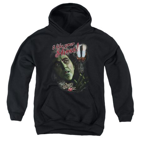 The Wizard Of Oz  Kids Hoodie I like Your Shoes Black Youth Hoody