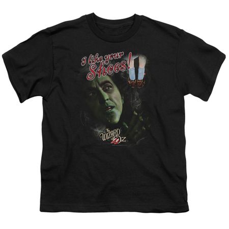 The Wizard Of Oz  Kids Shirt I like Your Shoes Black T-Shirt