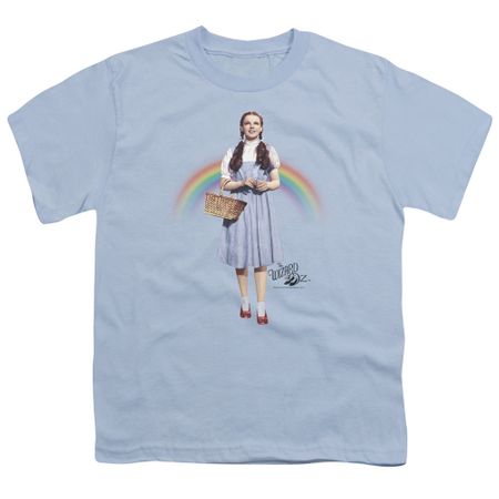 The Wizard Of Oz  Kids Shirt Over The Rainbow Light Blue T-Shirt