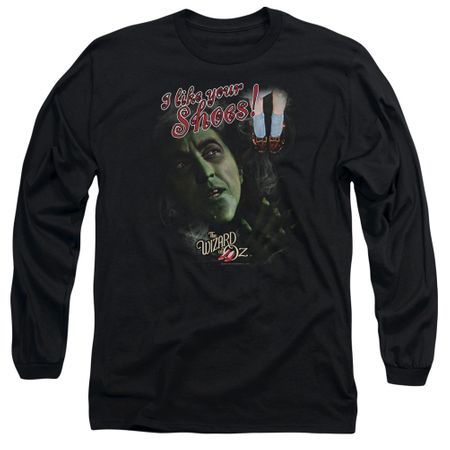 The Wizard Of Oz  Long Sleeve Shirt I like Your Shoes Black Tee T-Shirt