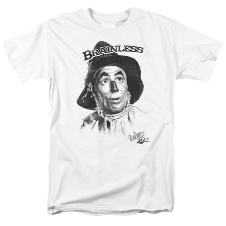 The Wizard Of Oz Shirt Brainless Scarecrow White T-Shirt
